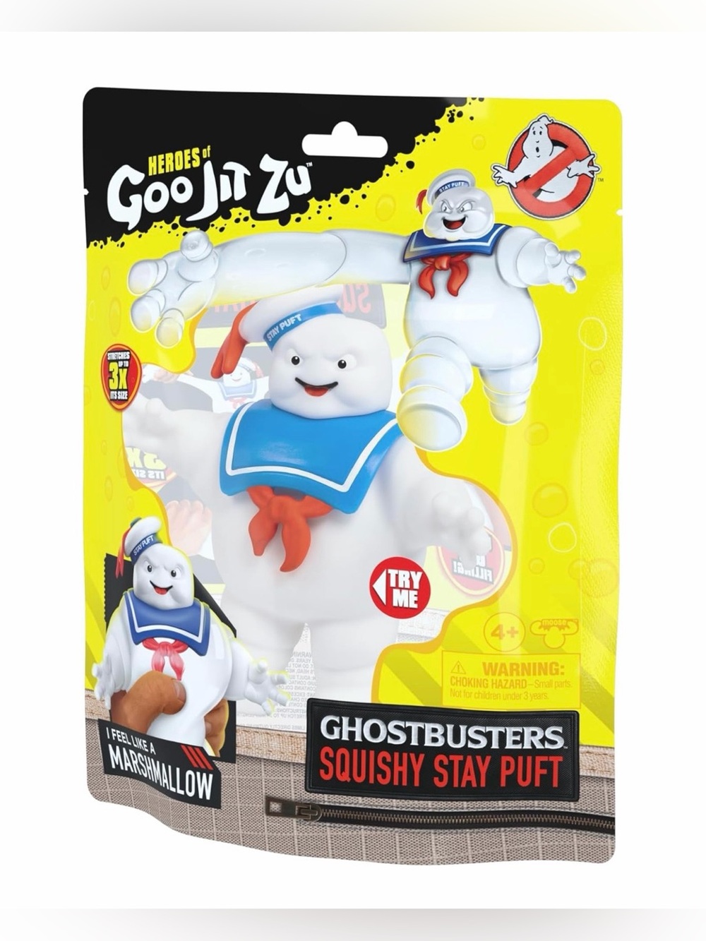 Heroes of Goo Jit Zu Ghostbusters Stay Puft Figure – Stretchy Squishy Toy - Picture 8 of 10